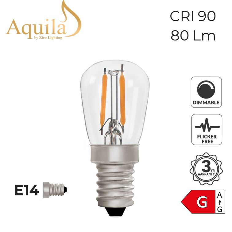Clear Pygmy ST26 Dimmable LED Light Bulb (Screw In) - Buy Direct